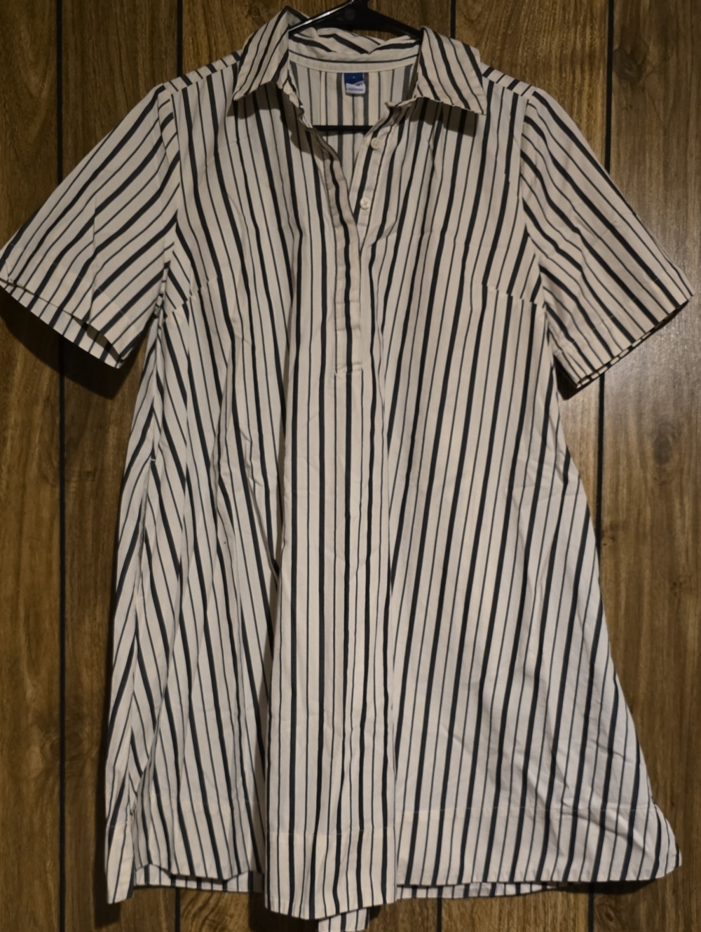 Old Navy Striped Mini Dress - White & Navy